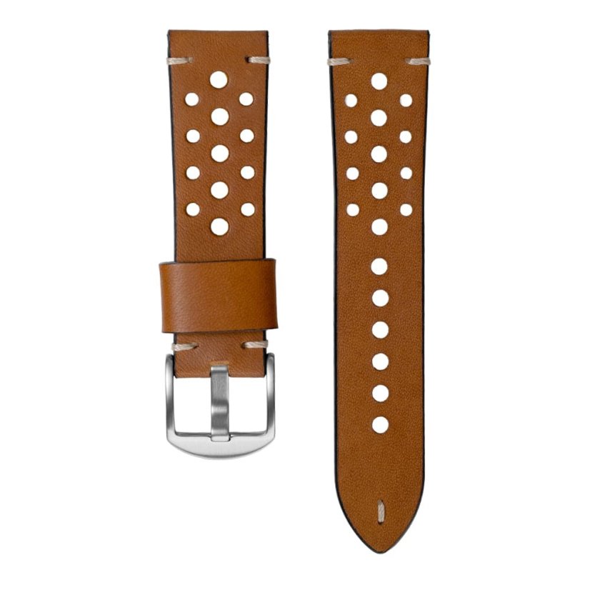 Kožený řemínek na hodinky PRIM RB.15904 (22 mm) - světle hnědý - RB.15904.2220.51.L1