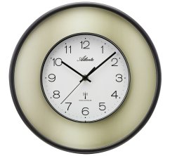 Designové nástěnné hodiny AT4540-9 Atlanta řízené signálem DCF 34cm