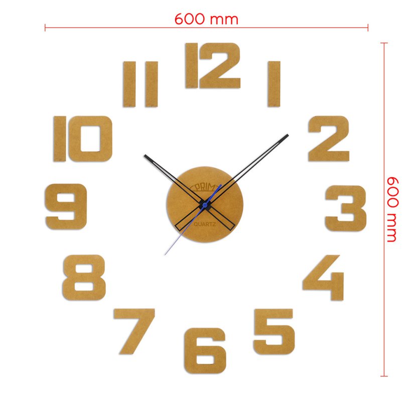 Nalepovacie hodiny PRIM Colorino - A - E07P.4388.10