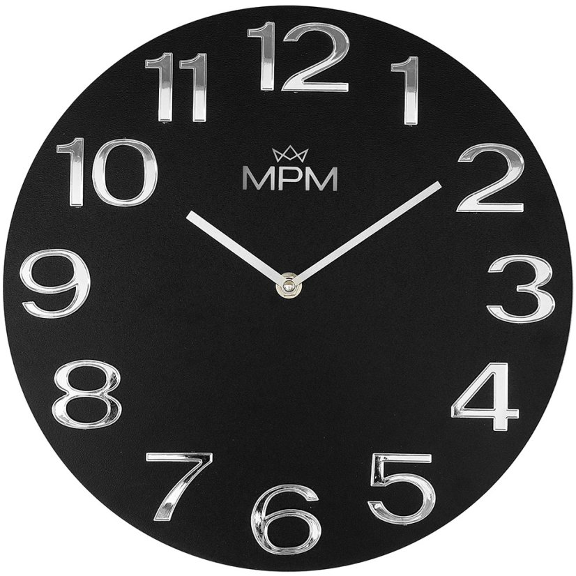 Drevené hodiny s tichým chodom MPM Timber Simplicity - E - E07M.4222.9070
