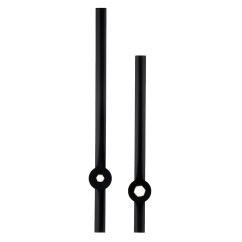 Kovové hodinové ručičky B15 (95 mm, 76 mm) - černé - Ručičky hodinové N2151...B15 pár