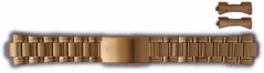 Ocelový náramek Orient KCFLQAA 22mm (pro model FEU03), zlatý