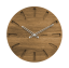 VLAHA Veľké dubové hodiny GRAND vyrobené v Čechách so striebornými rúčkami