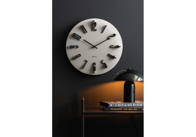 Dizajnové nástenné hodiny 6090WG Karlsson 40cm