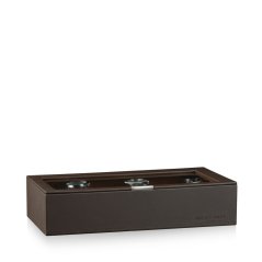 Kazeta na hodinky HEISSE & SÖHNE 70019-123.47 HS Mirage XL - horní modul pro 12 hodinek - Braun