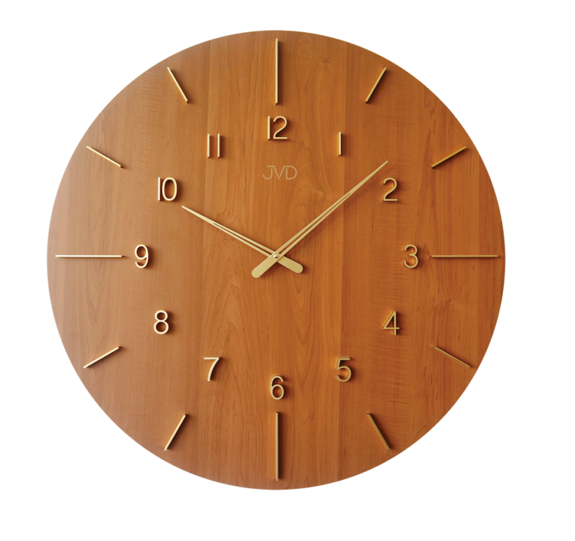 Obrie drevené dizajnové hodiny 70cm JVD HC701.1