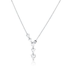 Stříbrný náhrdelník JVD SVLN0502X61BI45