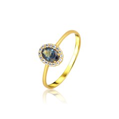 Zlatý prsten ZR0262XJ71-4760 (585/1000) Vel.60 1,47g