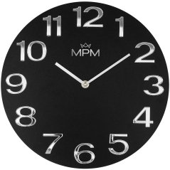 Drevené hodiny s tichým chodom MPM Timber Simplicity - E - E07M.4222.9070