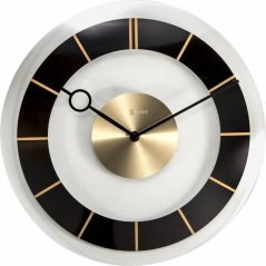Dizajnové nástenné hodiny 2790zw Nextime Retro Black 31cm