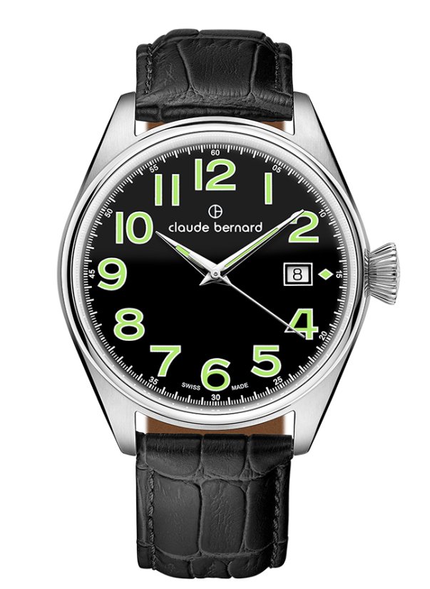 Claude Bernard 70203 3C NB Proud Heritage quartz