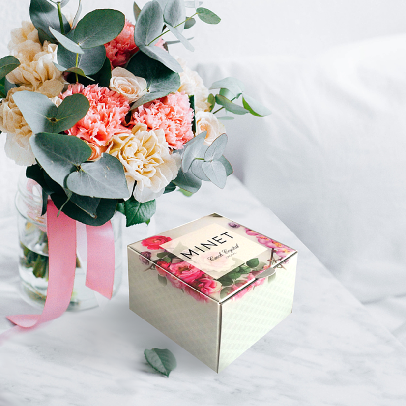 MINET Stříbrno-černé dámské hodinky ICON SILVER BLACK MESH