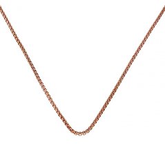 Nerezová retiazka 7981 - ružovo pozlátená - SNE.7981.. 42cm