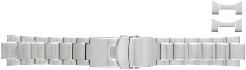 Ocelový náramek Orient UM006113J0 22mm (pro model RA-EL00), stříbrný