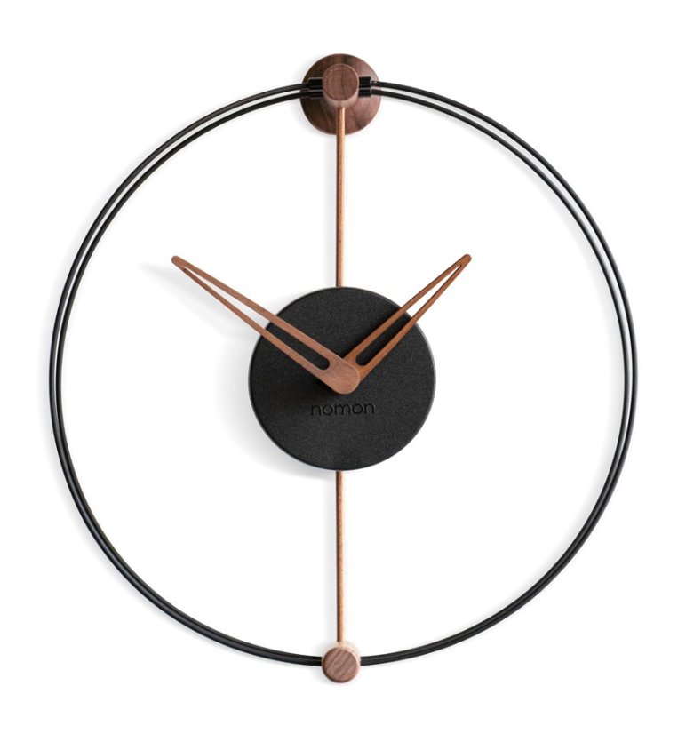 Designové nástěnné hodiny Nomon NANO BK 31cm