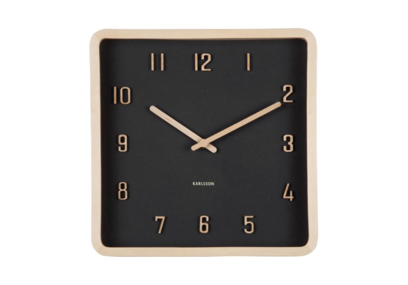 Dizajnové nástenné hodiny 6118BK Karlsson 26cm