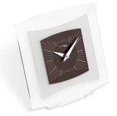 Dizajnové stolné hodiny I805CL chocolate IncantesimoDesign 20cm