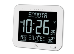Digitálne rádiom riadené hodiny s českým dňom v týždni JVD DH9362.1