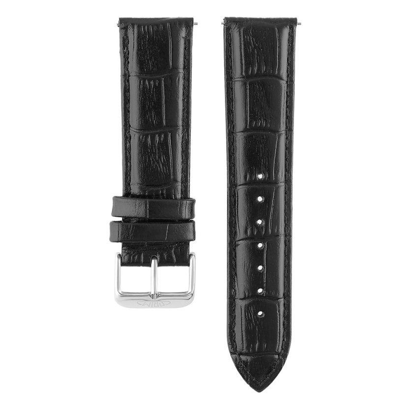 Kožený remienok na hodinky PRIM RB.15893 (22 mm) - čierny - RB.15893.2220.9090.L1