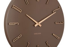 Designové nástěnné hodiny 6072BR Karlsson 40cm