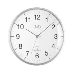 Rádiem řízene hodiny stříbrné JVD RH16.1