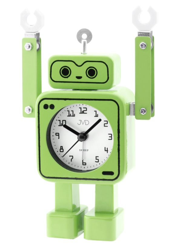 Detský budík ROBOT s tichým chodom JVD SRP2305.1