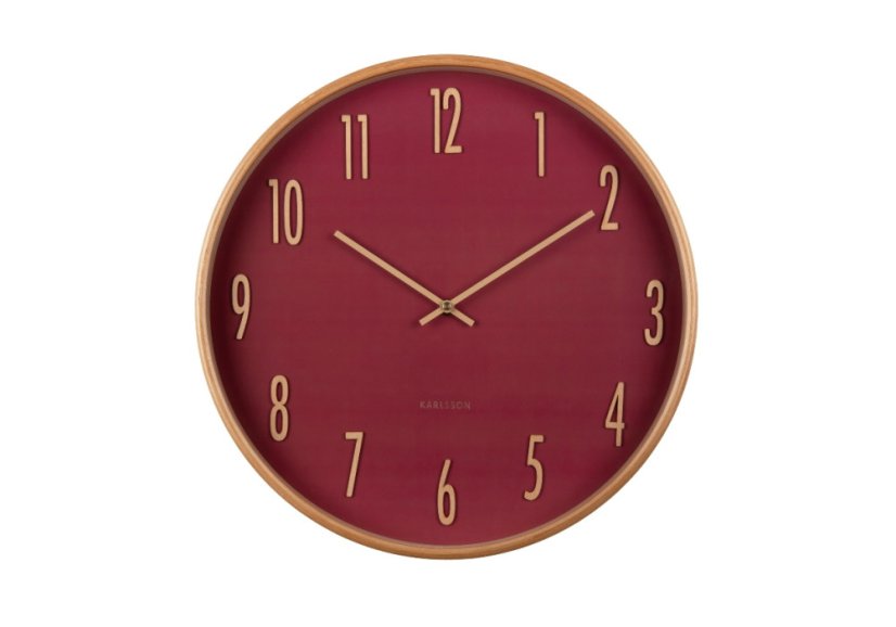 Dizajnové nástenné hodiny 5996RD Karlsson 40cm