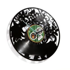 Dizajnové nástenné hodiny Discoclock 009 Think green 30cm