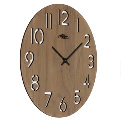 Nástenné hodiny s tichým chodom PRIM Authentic Veneer - C - E07P.4242.54