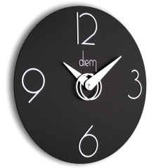 Designové nástěnné hodiny I501N black IncantesimoDesign 40cm
