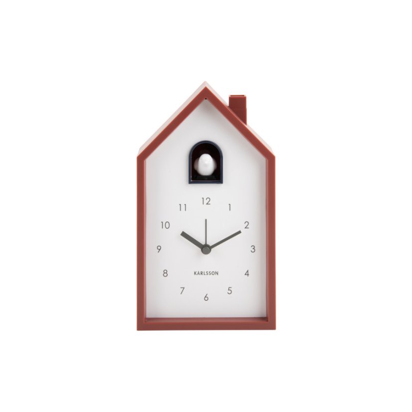 Stolní hodiny s kukačkovým budíkem 6015RD Karlsson 20cm