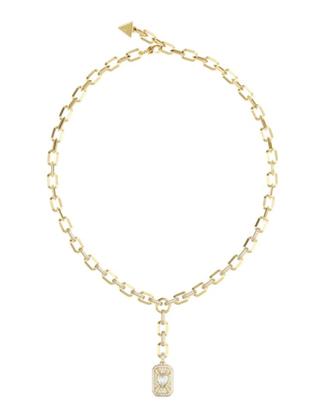 Guess Crystal Love náhrdelník JUBN06347JWYGT/U