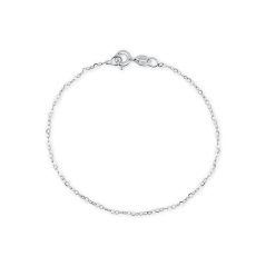 Strieborný náramok JVD SVLCTWFZBJ13018 (18cm)