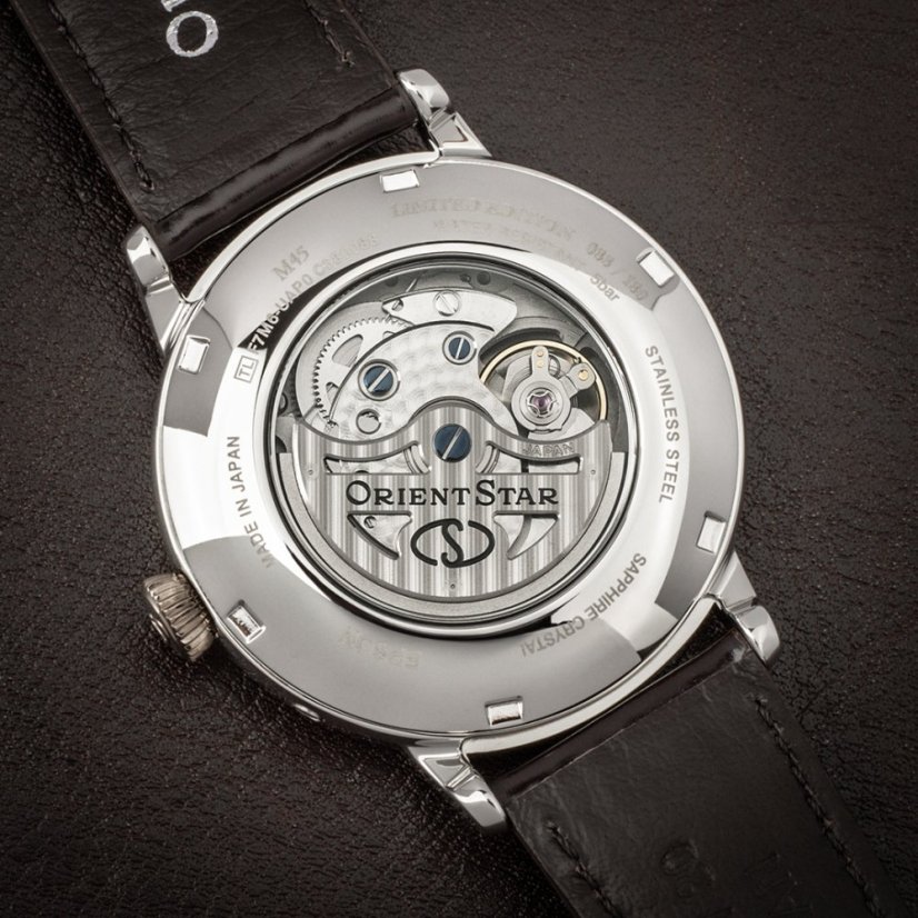 Orient Star Classic M45 F7 Moon Phase Automatic RE-AY0121A00B Lake Tazawa Limited Edition 180pcs (+ náhradný remienok)