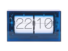 Designové nástěnné/stolní překlápěcí hodiny 5976BL Karlsson 21c