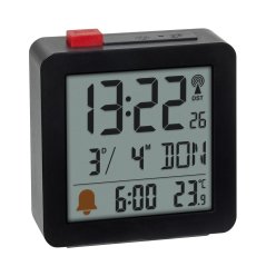 TFA 60.2566.01 - digitálny DCF rádiom riadený budík