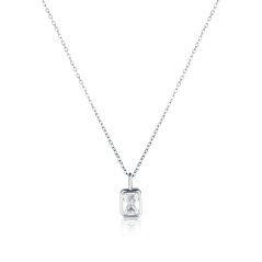 Stříbrný náhrdelník JVD SVLN0501X61BI45