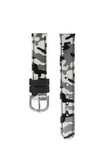 Šedý maskáčový řemínek k dětským hodinkám CLOCKODILE CSB0032