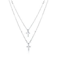 Strieborný náhrdelník JVD SVLN0640X61BI45