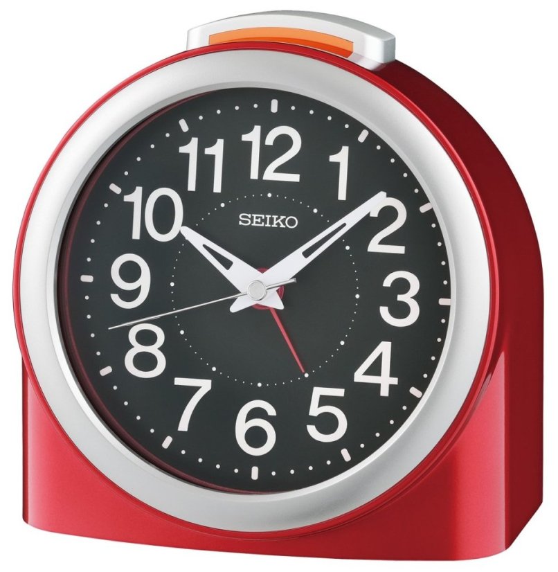 Ručičkový budík s tichým chodem Seiko QHE211R
