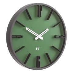 Dizajnové nástenné hodiny Future Time FT6010GR Numbers 30cm