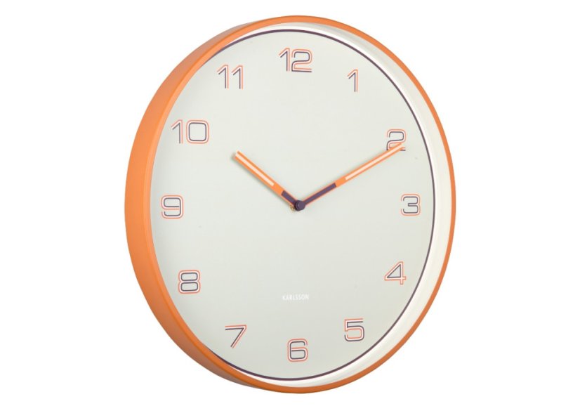 Dizajnové nástenné hodiny 6013OR Karlsson 40cm