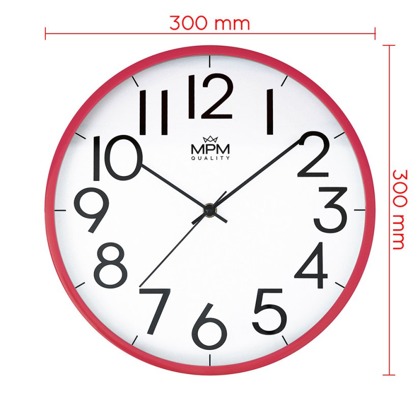 Hodiny s tichým chodom MPM E01.4188.23