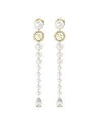 Guess Tiny Pearly náušnice JUBE05578JWYGT/U