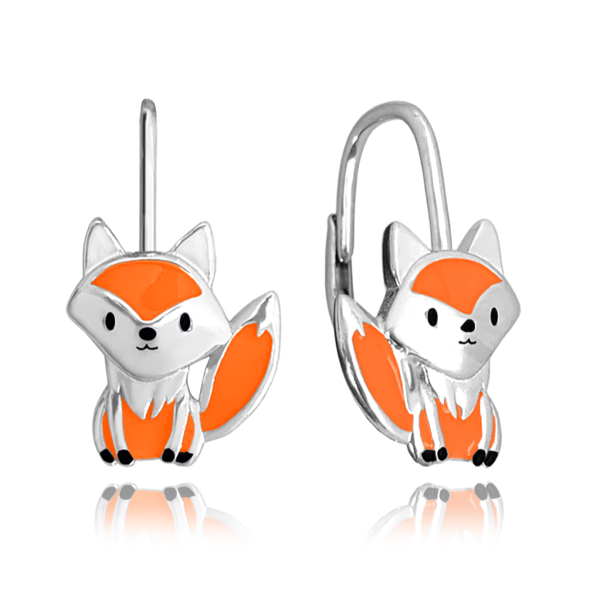 MINET X CLOCKKODIEL Strieborné náušnice LÍŠKY MINET X CLOCKKODIEL Strieborné náušnice LÍŠKY