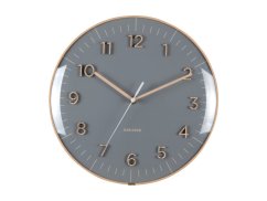 Dizajnové nástenné hodiny 6110GY Karlsson 30cm