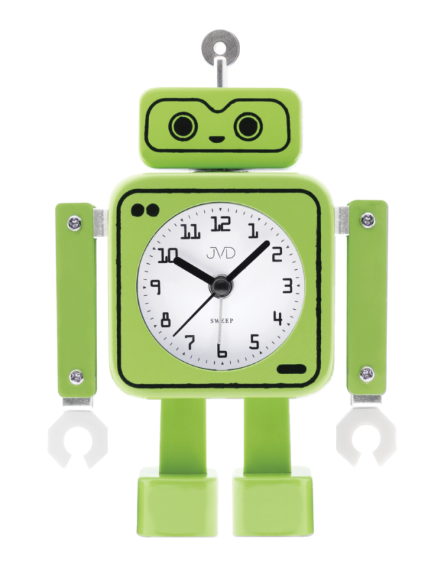Detský budík ROBOT s tichým chodom JVD SRP2305.1