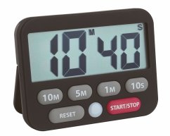 Digitálny časovač a stopky 38.2038.01 - čierna