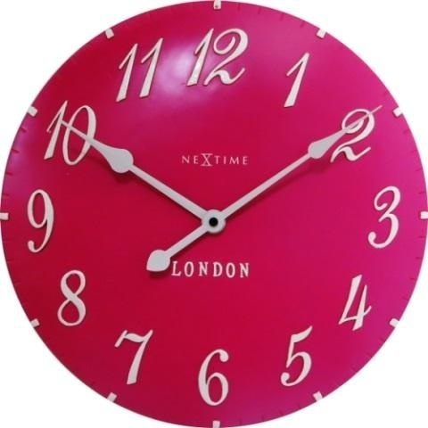 Dizajnové nástenné hodiny 3084rz Nextime v aglickom retro štýle 35cm