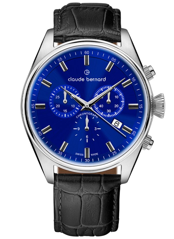 Claude Bernard 10254 3C BUIN Proud Heritage quartz chrono